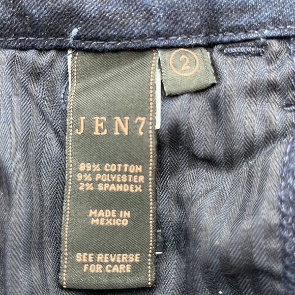 7 For All Mankind Jen 7 Slim Straight Size 2 - Picture 10 of 16